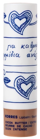 Korres Lipbalm Cocoa Butter colorless lip balm with cocoa butter aroma