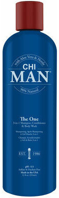 CHI Man The One 3-IN-1 Shampoo šampón, kondicionér a sprchový gél v 1