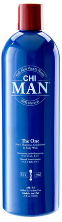 CHI Man The One 3-IN-1 Shampoo šampón, kondicionér a sprchový gél v 1