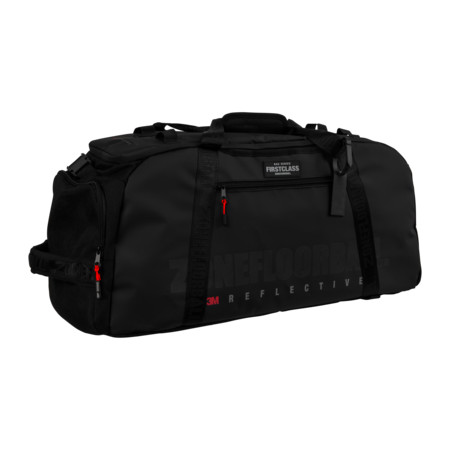 Zone floorball Hybrid bag FIRSTCLASS black/silver/red Sportovní taška