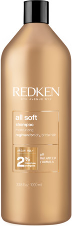 Redken All Soft Shampoo hydratační šampon pro suché a křehké vlasy
