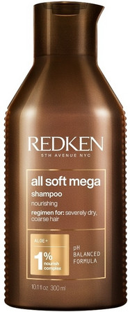 Redken All Soft Mega Shampoo nourishing shampoo