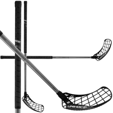 Unihoc EPIC SUPERSHAPE Hockey 26 black/graphite Florbalová hůl