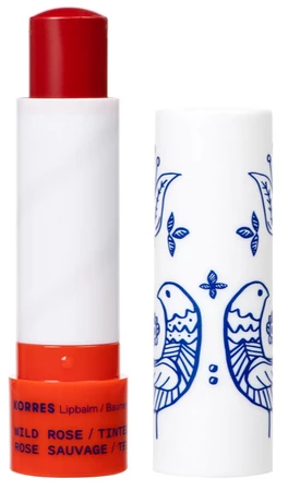 Korres Lipbalm Wild Rose toning lip balm with wild rose aroma