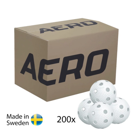 Salming Aero White Box (200 ks) Sada míčků