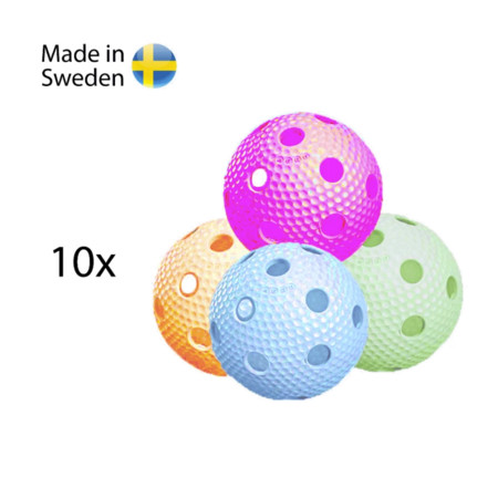 Salming Aero Colour 10-pack Set of balls