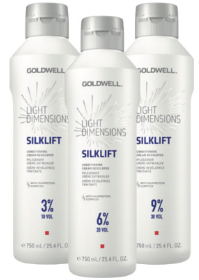 Goldwell LightDimensions SilkLift Conditioning Cream Developer pečující krémový vyvíječ