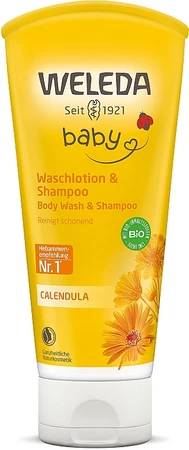 Weleda Calendula Shampoo & Bodywash calendula baby shampoo