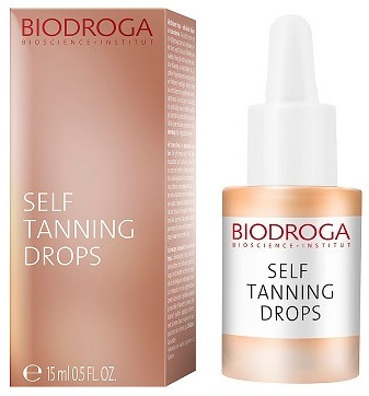 Biodroga Self Tanning Drops self tanning drops on the face