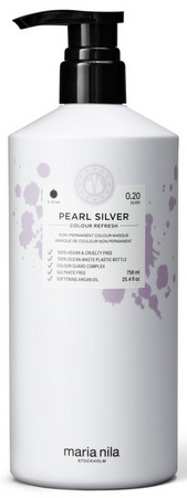 Maria Nila Colour Refresh Pearl Silver 0.20 nourishing mask against warm tones
