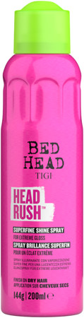 TIGI Bed Head Headrush Superfine Shine Spray lesk na vlasy v spreji