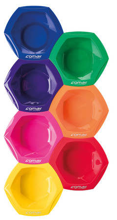 Comair Dyeing Bowl Rainbow tint bowl set
