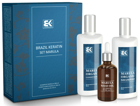 Brazil Keratin Marula Organic Marula Set gift set with marula oil