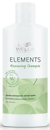 Wella Professionals Elements Renewing Gentle Shampoo sanftes Shampoo für glatteres und glänzenderes Haar