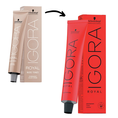Schwarzkopf Professional Igora Royal Nude Tones permanent hair color