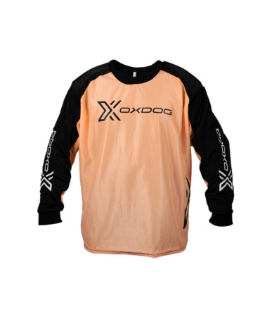 OxDog XGUARD GOALIE SHIRT Apricot/black, padded Brankársky dres