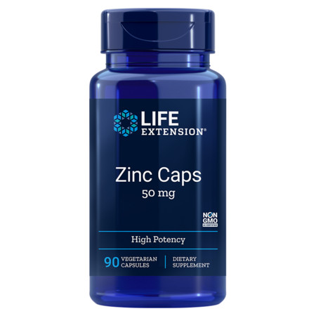 Life Extension Zinc Caps Nahrungsergänzungsmittel zur Unterstützung des Immunsystems