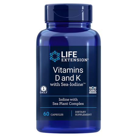 Life Extension Vitamins D & K Promotes bone, immune and cardiovascular health