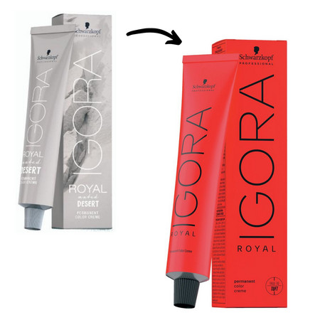 Schwarzkopf Professional Igora Royal Muted Desert color for cold blond shades