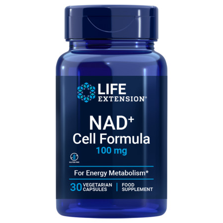Life Extension NAD+ Cell Formula EU Cell metabolism-, vitality-, and motivation support