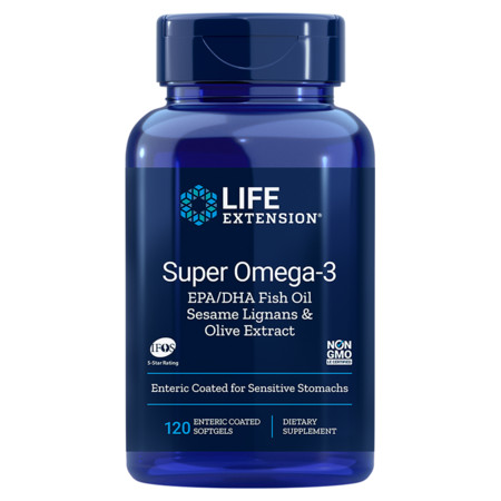 Life Extension Super Omega-3 EPA/DHA Fish Oil Omega-3 based Cardiovascular Support