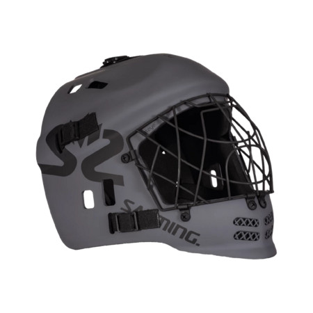 Salming Core Helmet JR Dark Grey Unihockey-Maske