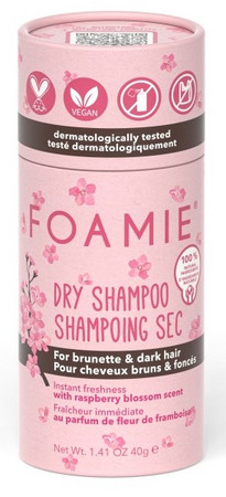 Foamie Dry Shampoo Berry Brunette For Brunette Hair dry shampoo for dark hair