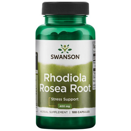 Swanson Rhodiola Rosea Root Doplněk stravy pro podporu při stresu