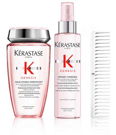 Kérastase Genesis Set Free Comb III. set for fragile, brittle and weakened hair