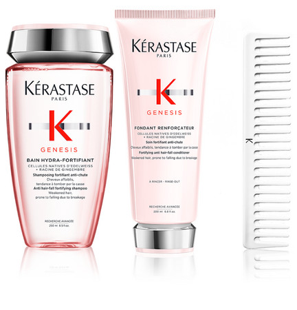 Kérastase Genesis Set Free Comb I. set for fragile, brittle and weakened hair