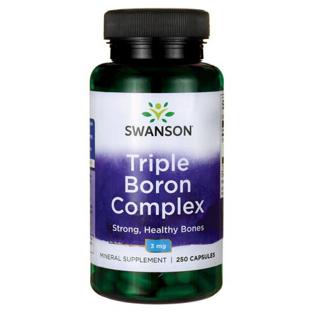 Swanson Triple Boron Complex Special combination of three forms of boron for healthy and strong bones