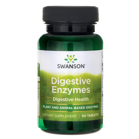 Swanson Digestive Enzymes Verdauungsenzyme zur sicheren Verdauung von Kohlenhydraten, Proteinen und Fetten