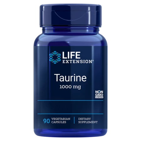 Life Extension Taurine Taurin zur Unterstützung des Sehvermögens, der Leberfunktion, des Nerven- und Herz-Kreislauf-Systems