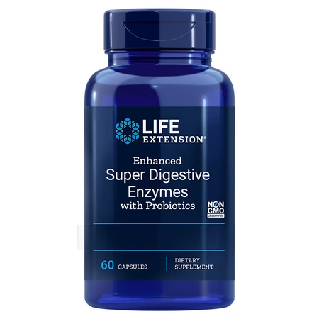Life Extension Enhanced Super Digestive Enzymes with Probiotics Verdauungsunterstützung