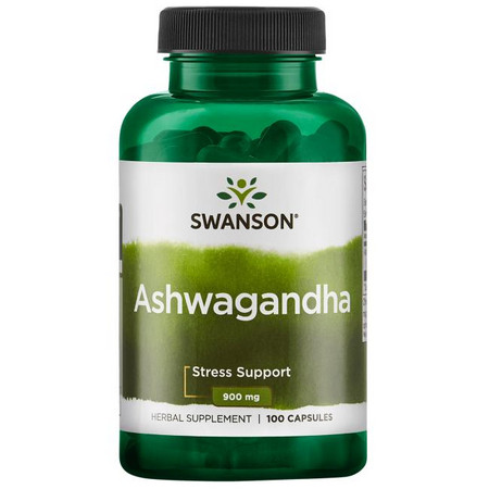 Swanson Ashwagandha Ašvaganda pre relaxáciu a uvoľnenie stresu