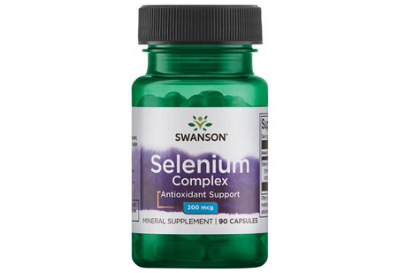 Swanson Selenium Complex Vitálne antioxidačná ochrana tela