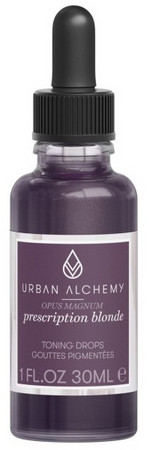 Urban Alchemy Opus Magnum Prescription Blonde violet drops to haircare products