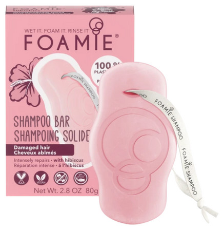 Foamie Shampoo Bar Hibiskiss shampoo bar for damaged hair