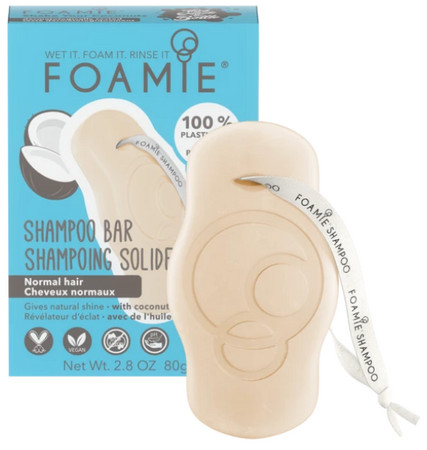 Foamie Shampoo Bar Shake Your Coconuts tuhý šampón pre normálne vlasy