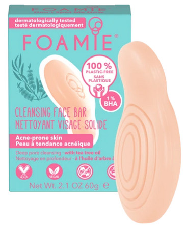 Foamie Tea Tree Oil Cleansing Face Bar face bar for acne-prone skin