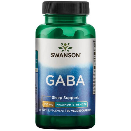 Swanson Maximum Strength GABA Doplnok stravy na podporu spánku