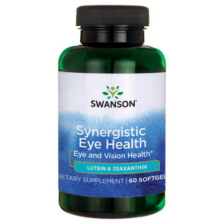 Swanson Synergistic Eye Formula Lutein & Zeaxanthin Doplnok stravy pre zdravie očí a zraku