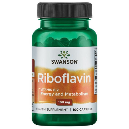 Swanson Riboflavin (Vitamin B-2) vitamin for support energy and metabolism