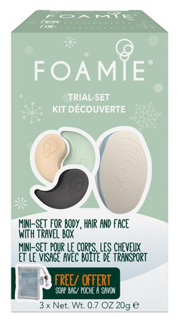 Foamie Trial Size Set mini solid care set for the whole body