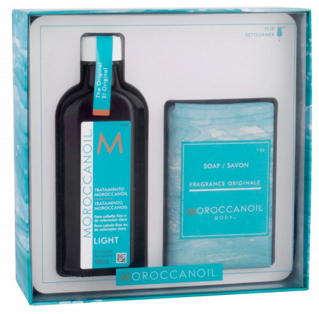 MoroccanOil Cleanse & Style Duo Self Care Kit set of luxury hair and body care