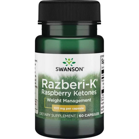 Swanson Razberi-K Raspberry Ketones Doplněk stravy pro regulaci hmotnosti