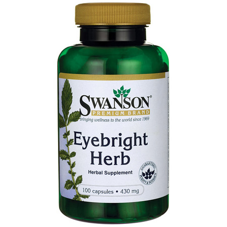 Swanson Eyebright Herb Doplněk stravy pro zdraví očí a zraku