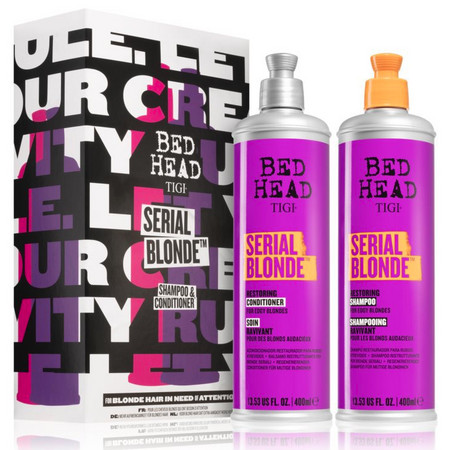 TIGI Bed Head Serial Blonde Duo Set gift set for blonde and highlighted hair