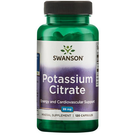 Swanson Potassium Citrate doplnok stravy pre podporu funkcie srdca