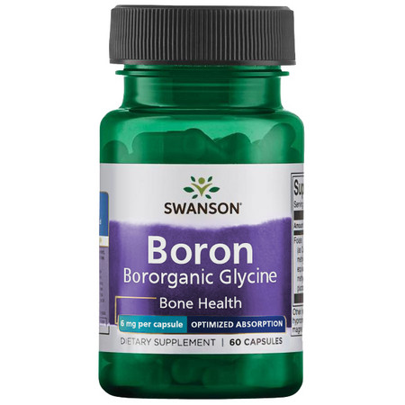 Swanson Boron from Albion Boroganic Glycine Doplněk stravy pro podporu kostí